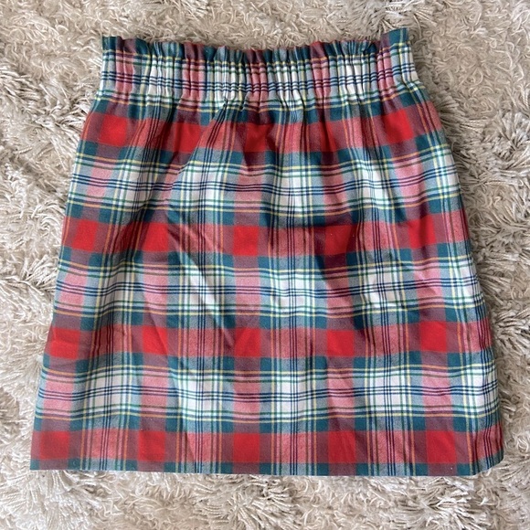J. Crew Factory Dresses & Skirts - J. Crew Factory Wool Blend Classic Christmas Winter Holiday Plaid Print Size 00